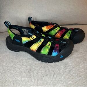 COPY - KEEN Men’s Sandals Newport Retro Tie Dye  Size 8.5 Rainbow colorful